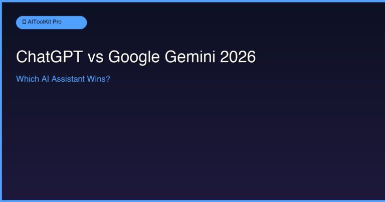 ChatGPT vs Google Gemini: Which AI Assistant Is Better in 2026 ...