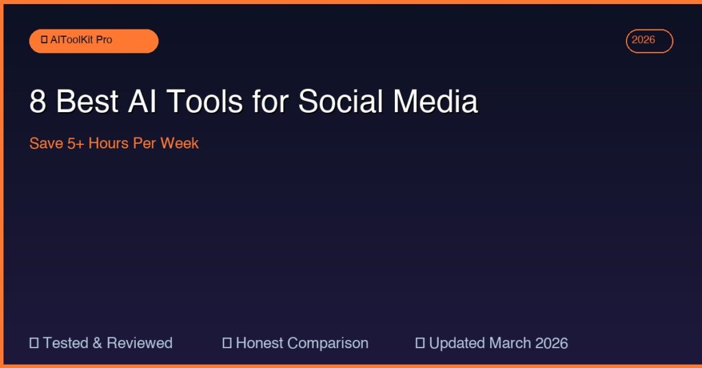 AI tools for social media management 2026