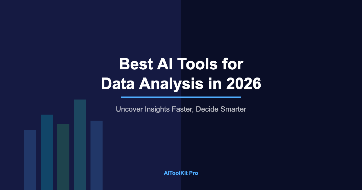 Best AI Tools for Data Analysis in 2026: Uncover Insights Faster ...