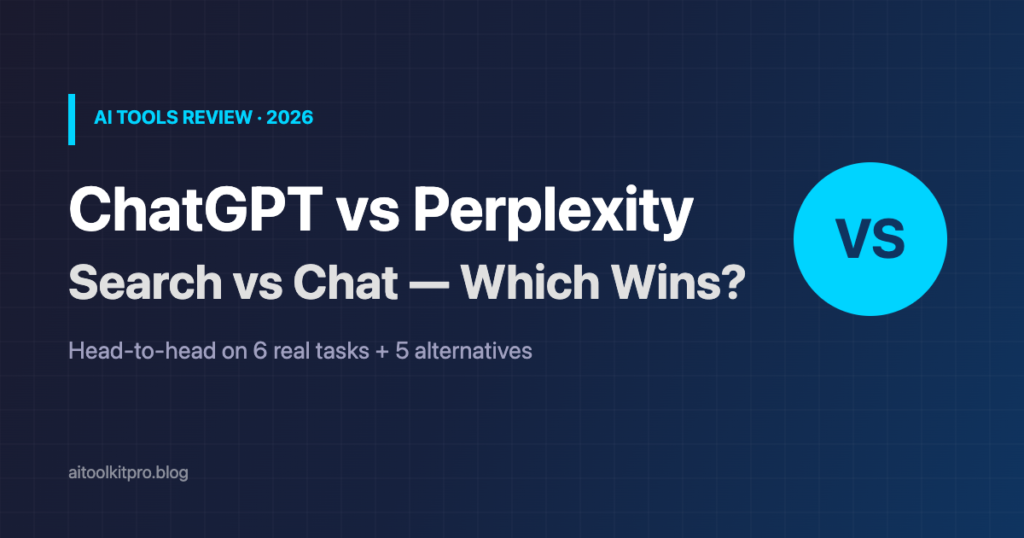 ChatGPT vs Perplexity 2026 comparison featured image